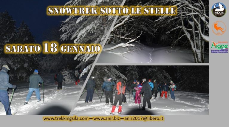 Snow trek sotto le stelle – Ciaspolata in Sila